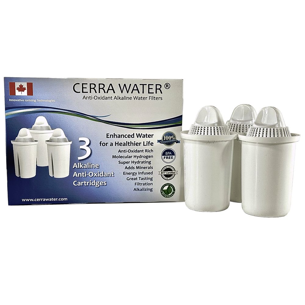 Cerra Water Filters 3 Pack (Made in Europe)