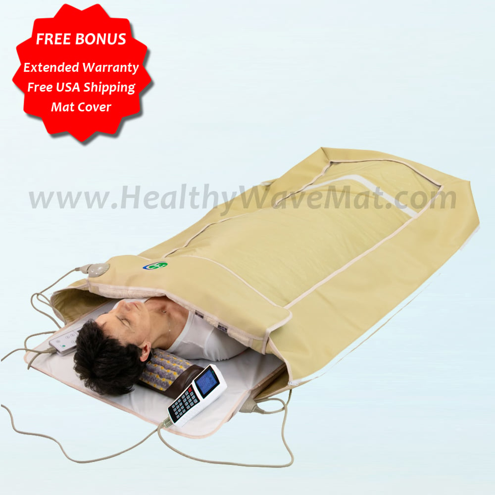 Infrared Sauna Wrap Multi-Wave Infrared PEMF Mat Combo 72"x24" - Click Image to Close