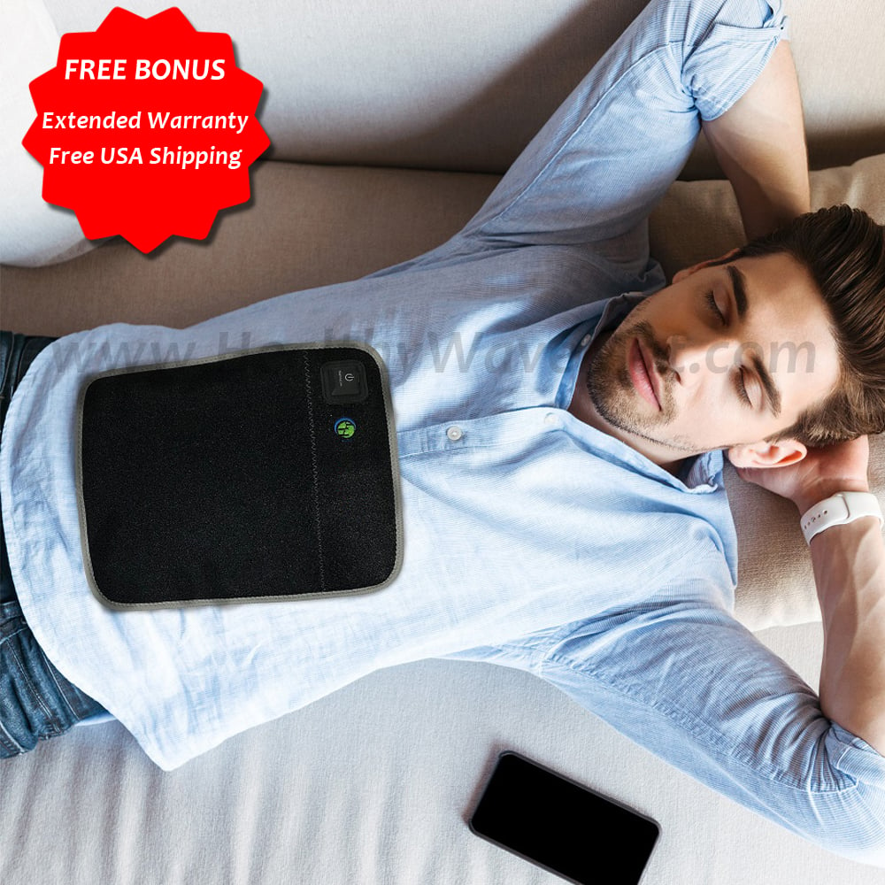 Portable Heated Far Infrared Pad with Power Bank - Click Image to Close