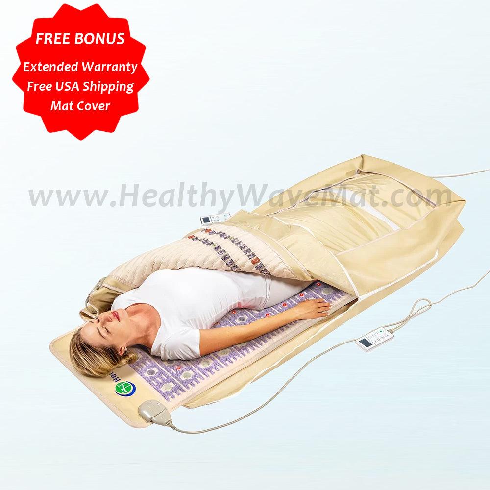 Sauna Wrap - 5 Therapy FIR PEMF Mat Combo 72"x24" (new edition) - Click Image to Close