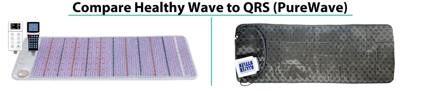 Healthy Wave Vs QRS Pure Wave Comparison