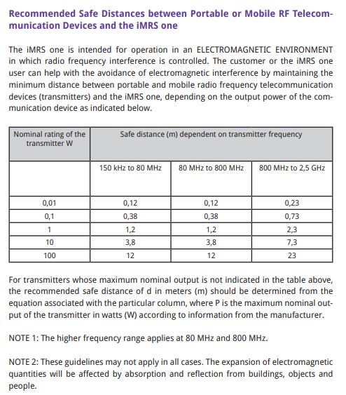 IMRS manual RF 2