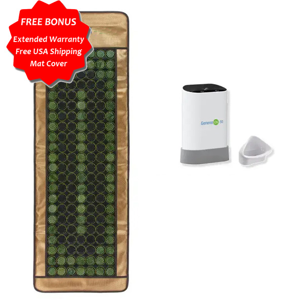 Mesh Jade & Tourmaline Far Infrared Mat 72"x24" Bundle