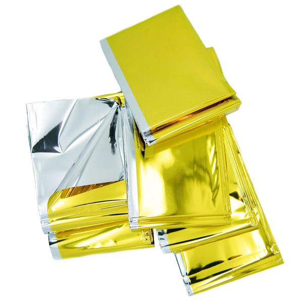 5x Mylar Thermal Space Blanket | FIR Sauna Wrap