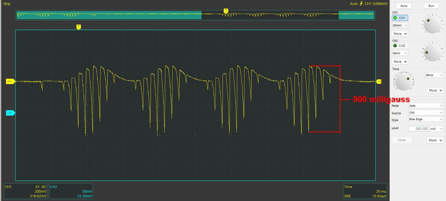 QRS Pure Wave PEMF Pulse intensity