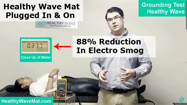 Healthy Wave Mat reduces electro smog