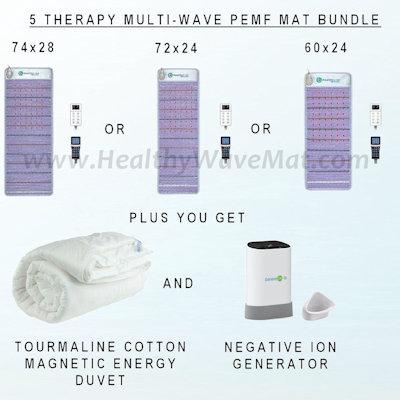5 Therapy Multiwave PEMF Mat Bundle