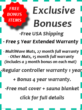Healthy Wave Mat bonuses