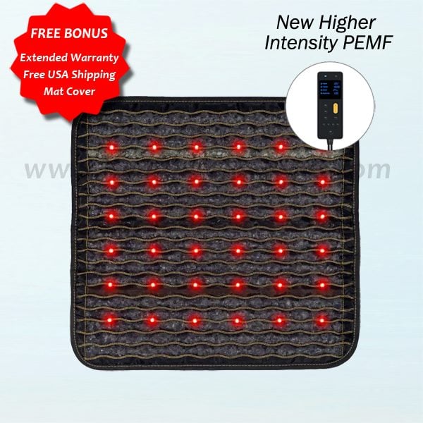 5 Therapy Far Infrared High Intensity PEMF Mat 20"x20"