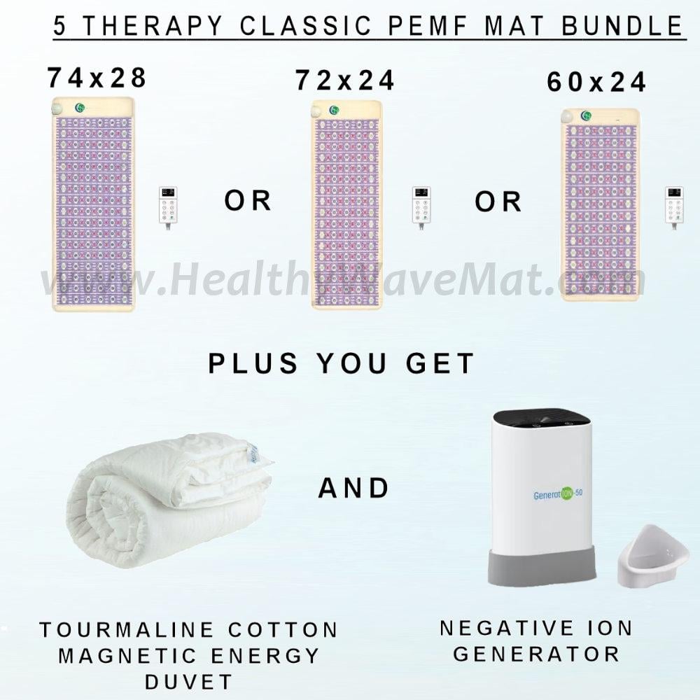 5 Therapy Classic PEMF Mat 60x24 Bundle - Click Image to Close