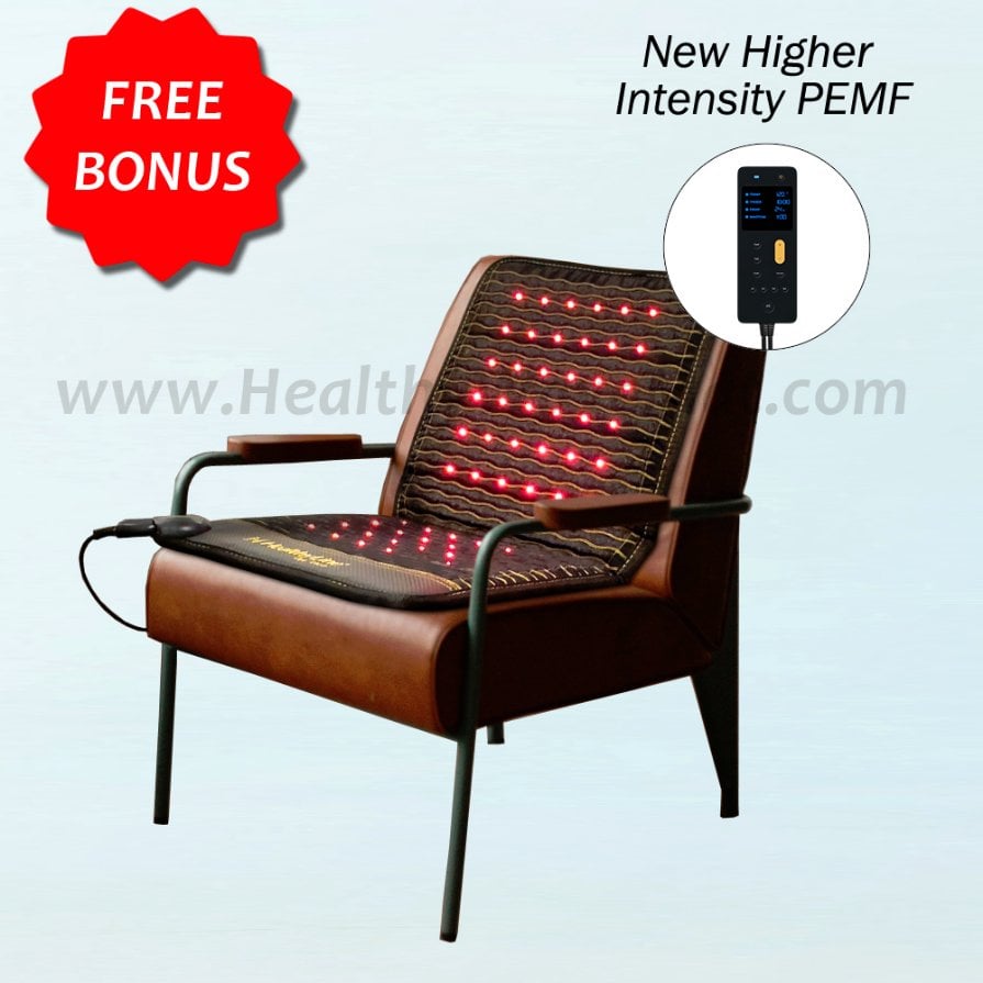 5 Therapy Far Infrared High Intensity PEMF Chair / Car Seat Mat - Click Image to Close