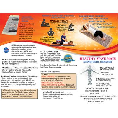 Healthy Wave Mat Brochures (large bundle 170-180)