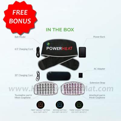 Portable Far Infrared Heat Belt with Power Bank