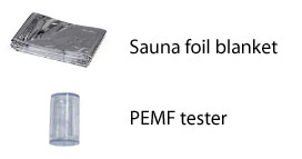 sauna blanket & PEMF Tester